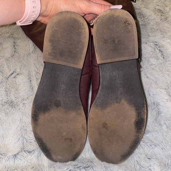 Womens maroon boots - Picture 5 of 5